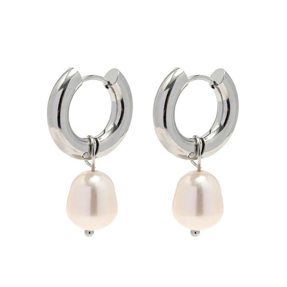 PEARLINA SILVER EARRINGS