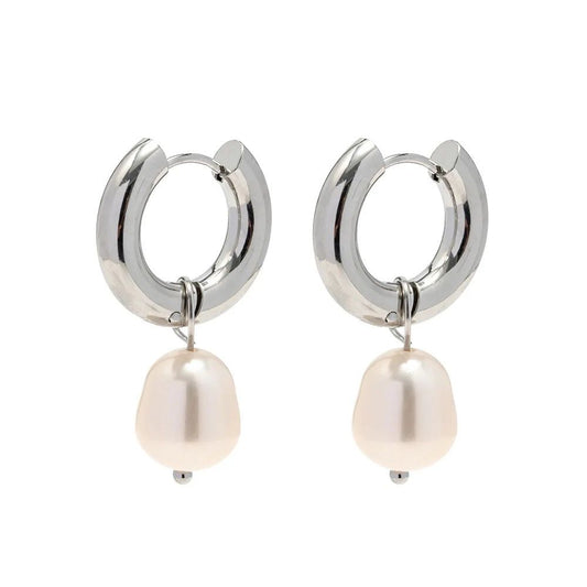 PEARLINA SILVER EARRINGS